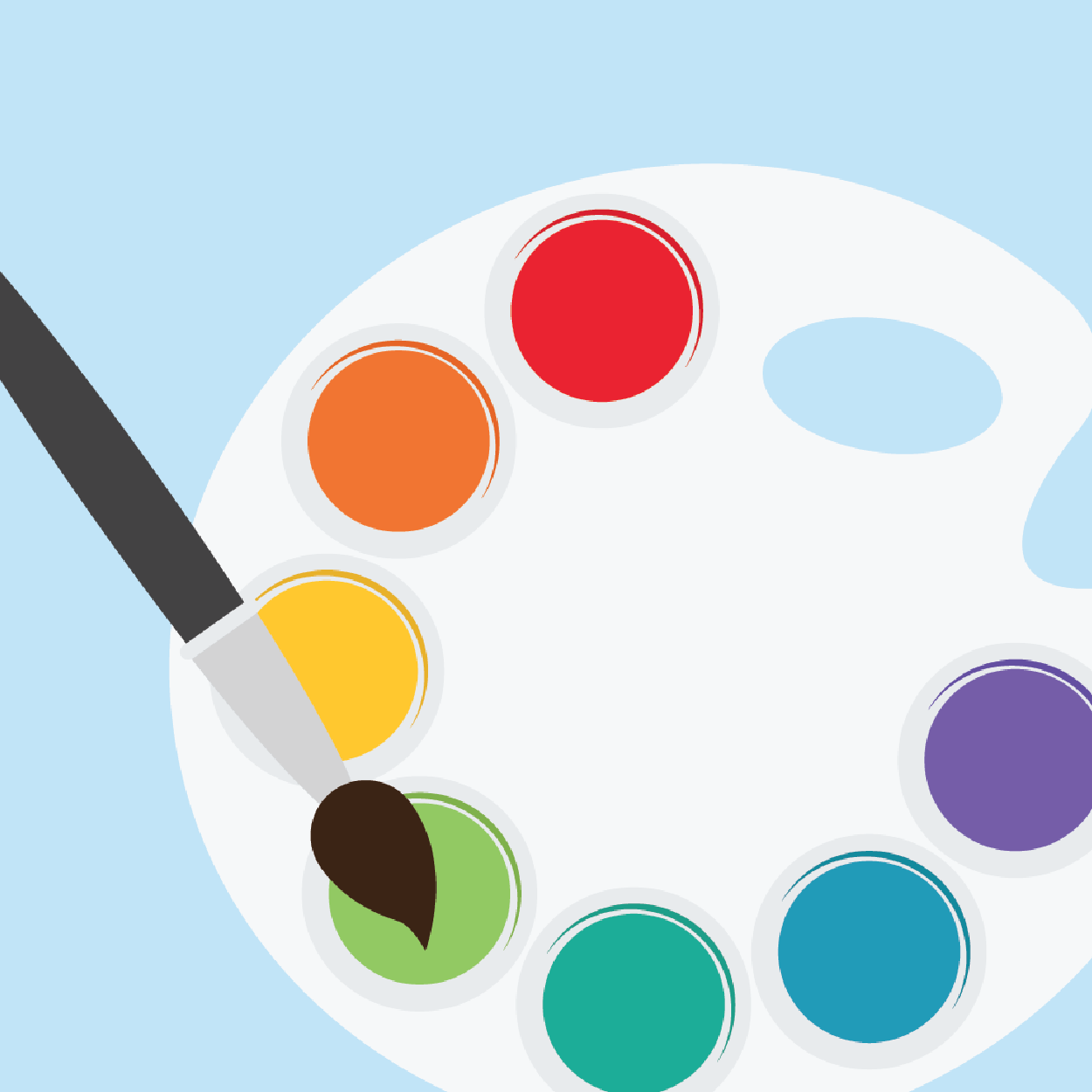 Christmas in July — Round Painted Signs : July 28