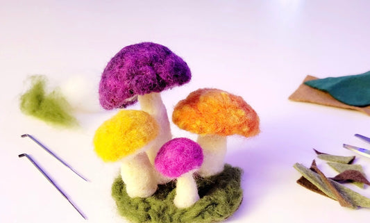 ON THE ROAD : Mushroom Felting June 22