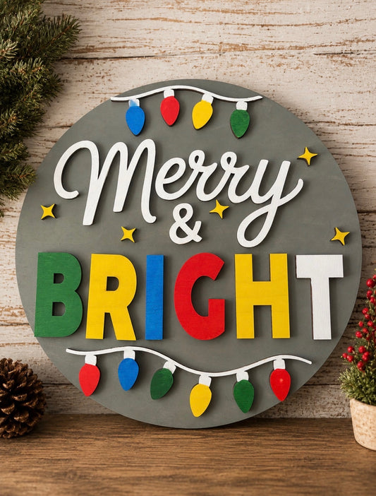 Christmas in July — Round Painted Signs  :  July 28