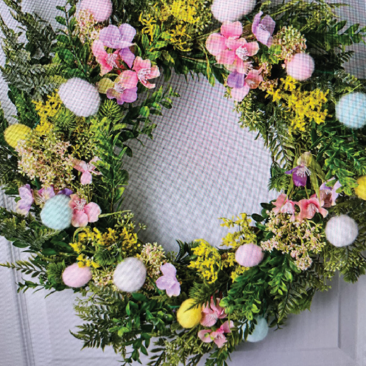 ON THE ROAD : Spring Wreath : March 11