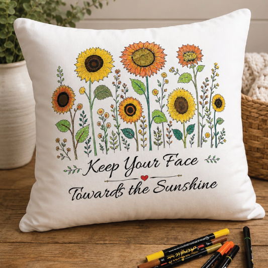 Sunflower Pillow : September 1