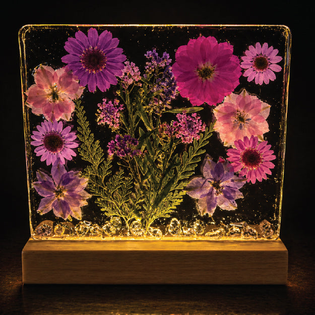 ON THE ROAD  :  Large Resin & Floral Light  :  June 16