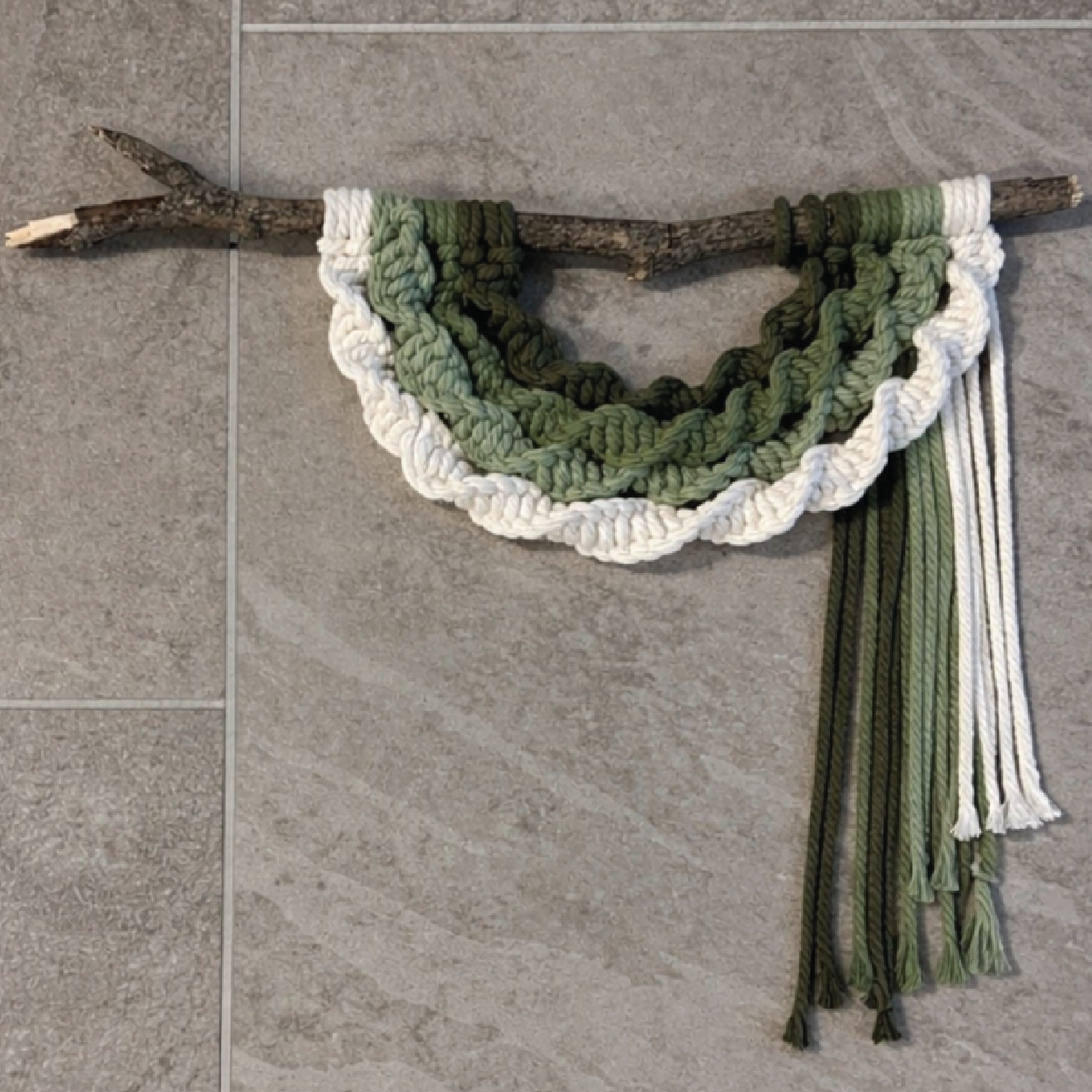 ON THE ROAD : Macrame Wall Hanger  :  June 29
