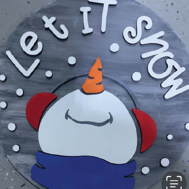 ON THE ROAD : Christmas Round Signs & Porch Leaner Painting : November 17