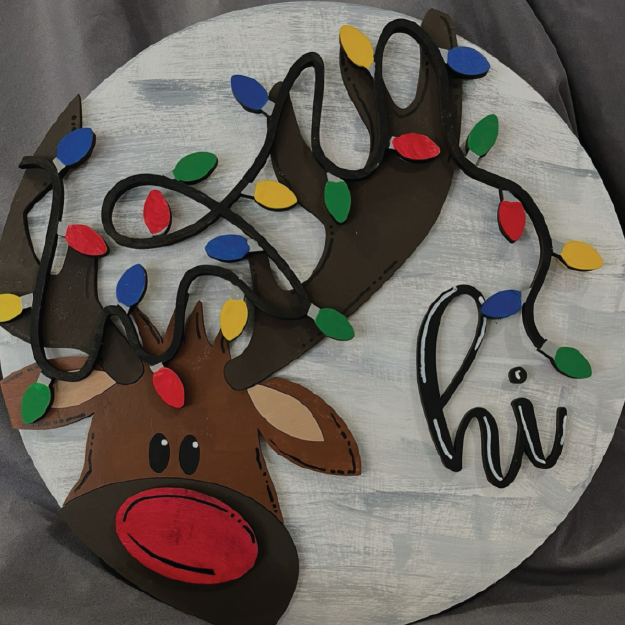 ON THE ROAD : Christmas Round Signs & Porch Leaner Painting : November 17