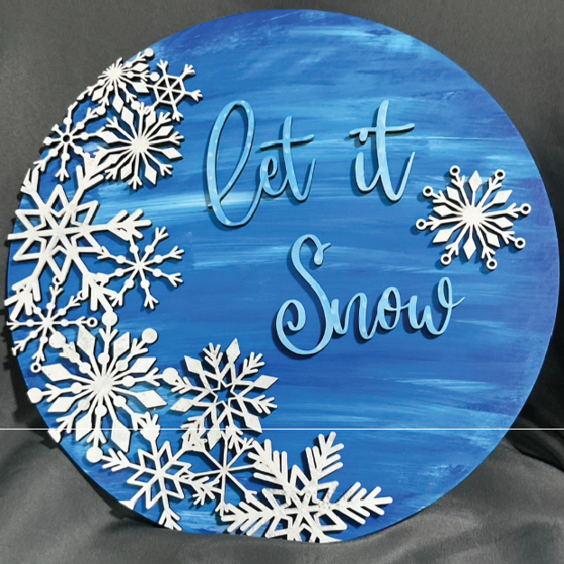 ON THE ROAD : Christmas Round Signs & Porch Leaner Painting : November 17