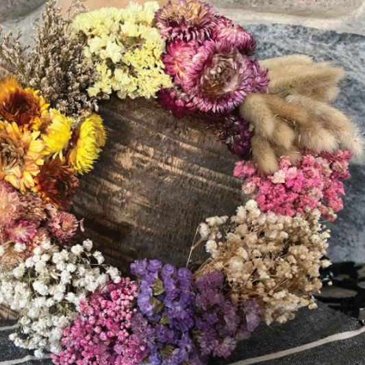 Dried Flower Wreath  :  January 5